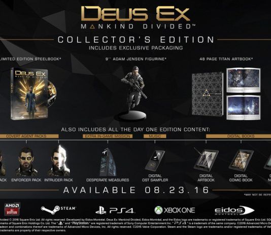La edición coleccionista de 'Deux Ex: Mankind Divided' se fija en 129,99€