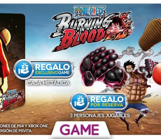 Reserva ONE PIECE BURNING BLOOD en GAME y llévate un DLC exclusivo y fantásticos regalos