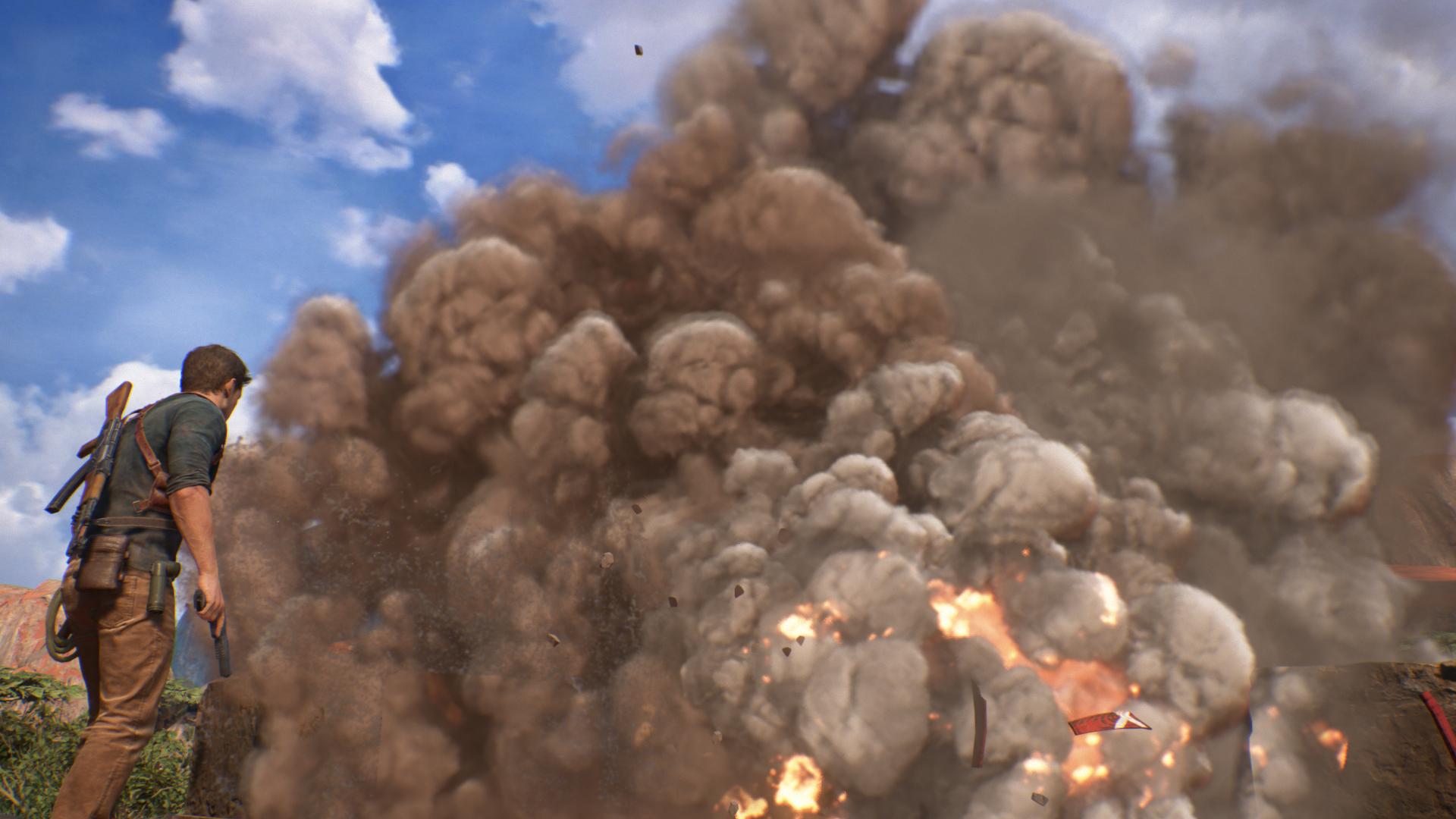 Uncharted 4 explosión