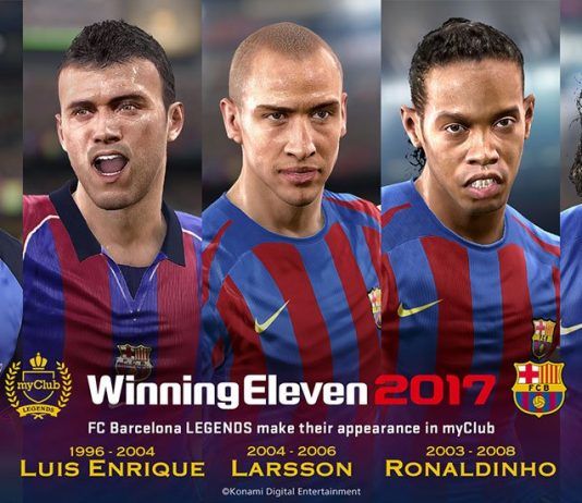 Las leyendas del F.C. Barcelona llegan a 'PES 2017'