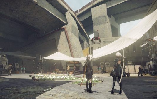 'NieR: Automata' nos detalla el campo de resistencia y los búnkeres
