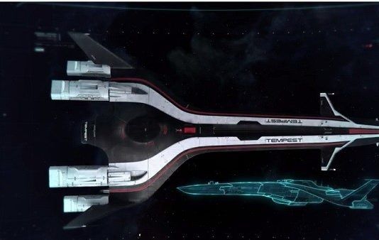 Así se las gastan la nave Tempest y el Nomad en 'Mass Effect: Andromeda'