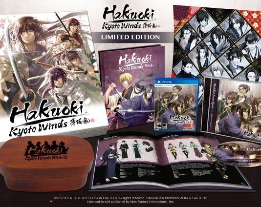 Anunciada la Edición Limitada de 'Hakuoki: Kyoto Winds' para PS Vita