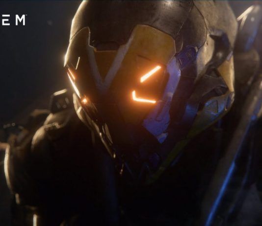 Bioware plasma un cartel de 'Anthem' en un campo de maíz