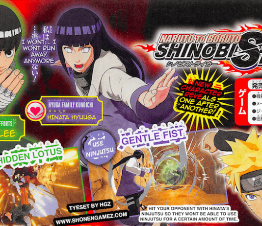 Hinata y Rock Lee estarán presentes en 'Naruto to Boruto: Shinobi Striker'