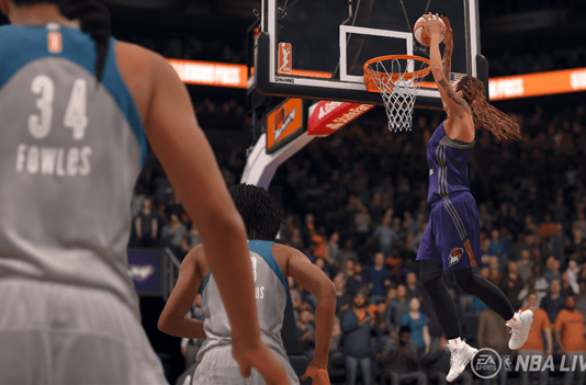 EA seguirá apoyando al deporte femenino en 'NBA LIVE 18'