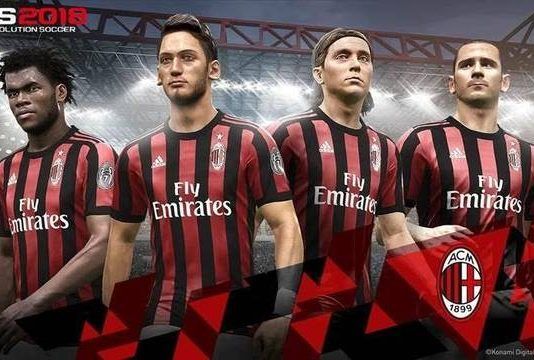 Konami anuncia un acuerdo entre 'PES 2018' y el AC Milan