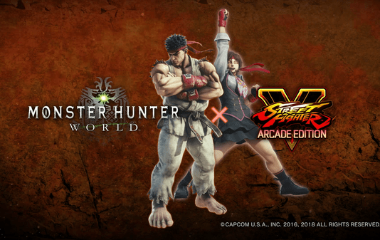 Ryu y Sakura de 'Street Fighter' también cazarán en 'Monster Hunter: World'