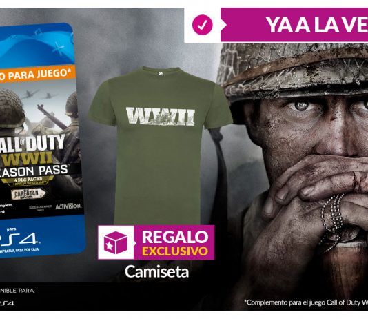 Compra en GAME el Season Pass de 'Call of Duty: WWII' y llévate una camiseta de regalo Call of Duty WWII GAME Season Pass