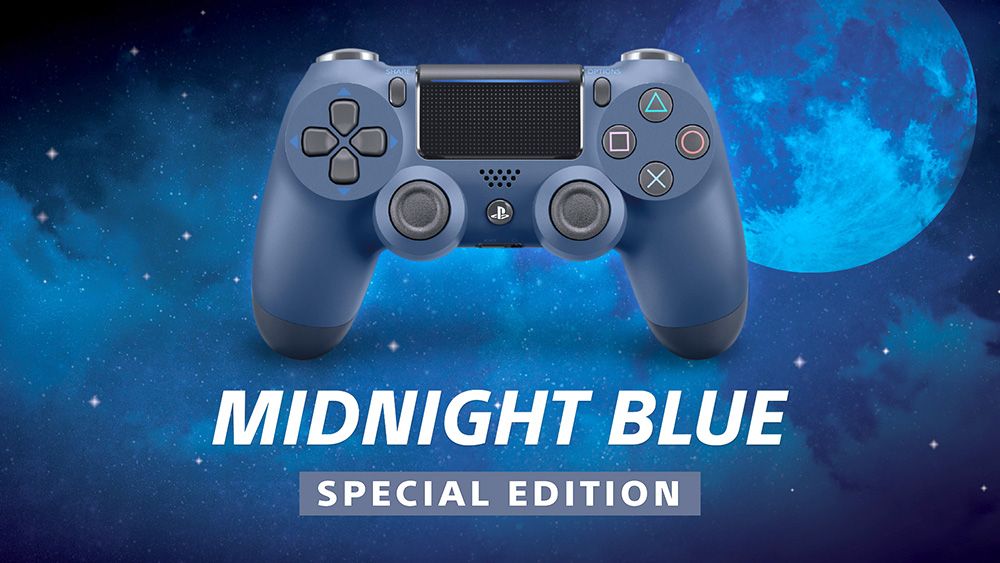 Mando Dualshock 4 Midnight Blue
