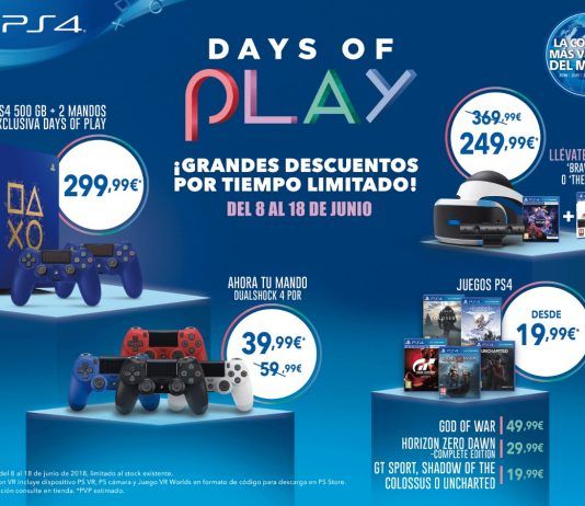 ¡Comienzan los Days of Play! Descubre ya los mejores precios en juegos, hardware y más