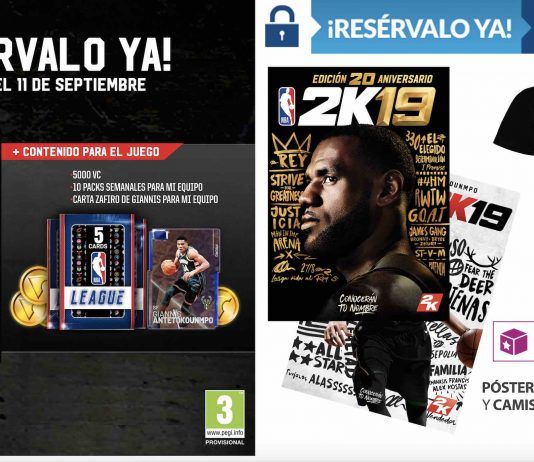 Anunciados los incentivos de reserva de GAME para NBA 2K19