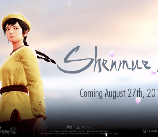 Shenmue 3 saldrá a la venta el 27 de agosto de 2019