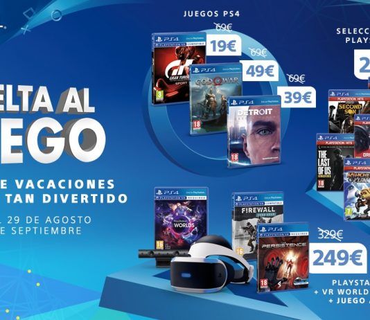PlayStation arranca la promoción "Vuelta al juego" con numerosas ofertas