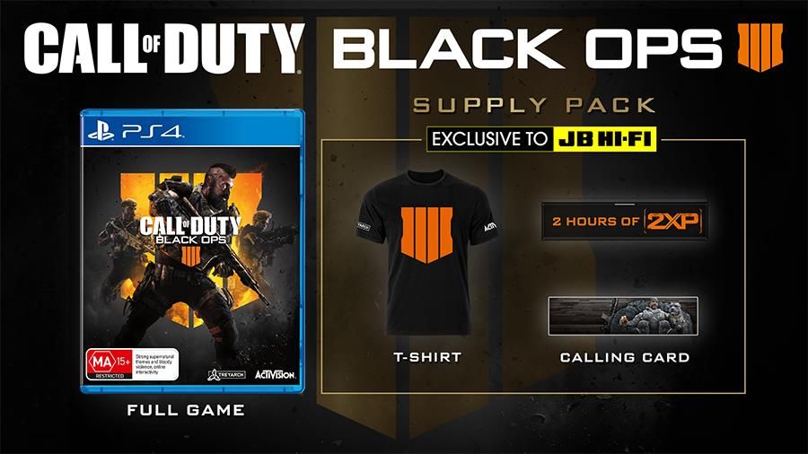 Anunciada la edición Call of Duty: Black 4 Suply para Australia