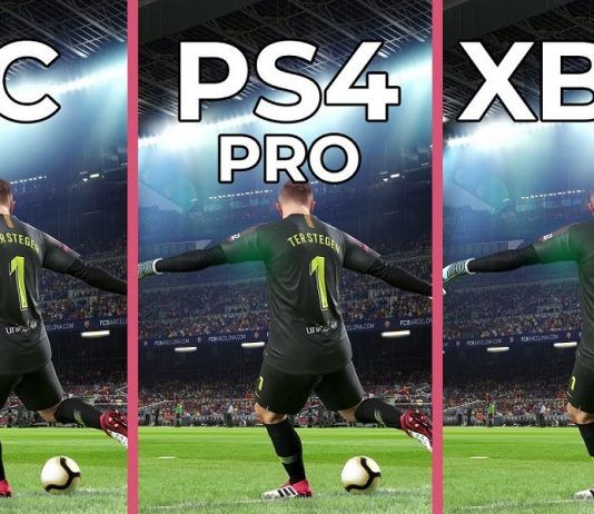 Comparativa gráfica PES 2019: PS4 vs PS4 Pro vs Xbox One X