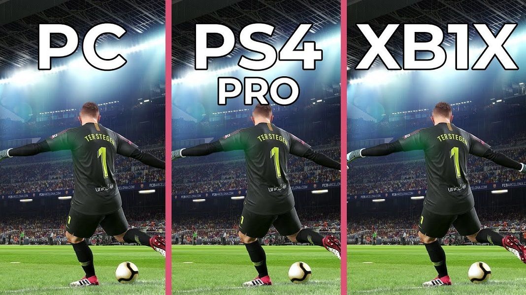 damnificados Envío Pebish Comparativa gráfica PES 2019: PS4 vs PS4 Pro vs Xbox One X - AllGamersIn