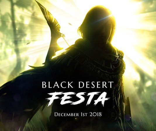 La Black Desert FESTA anunciada oficialmente, será en diciembre