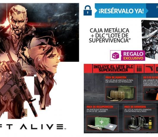 Consigue la exclusiva caja metálica y un DLC de Left Alive reservando en GAME