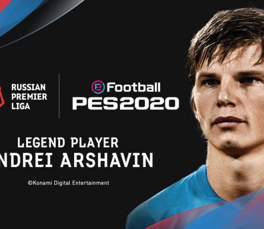 Andrei Arshavin será Leyenda exclusiva de eFootball PES 2020