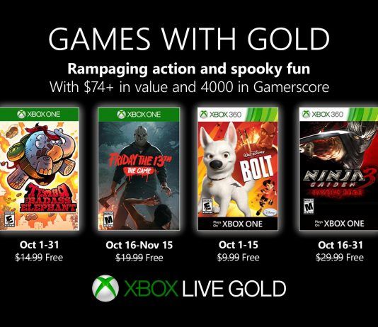 Friday the 13th: The Game y otros componen los Games with Gold de octubre