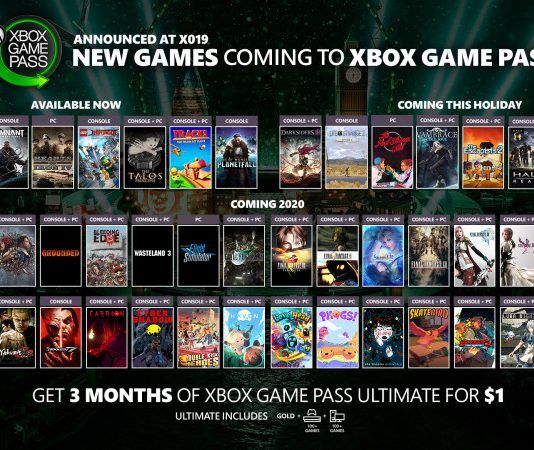 Más de 50 juegos nuevos llegarán a Xbox Game Pass