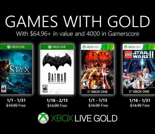 Ya sabemos los Games With Gold para el mes de enero 2020 Gold Enero 2020