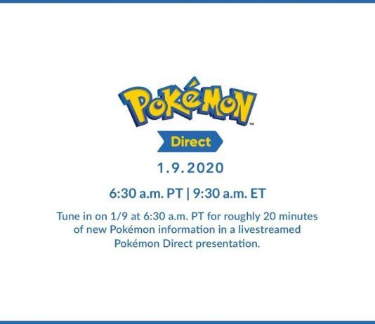 Se confirma nuevo Pokémon Direct para el día 9 de enero
