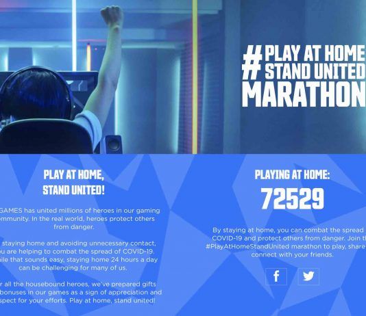 MY.GAMES lanza la campaña #PlayAtHomeStandUnited con recompensas