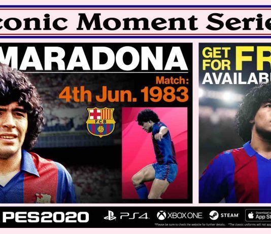 Konami anuncia "Iconic Moment Series" para eFootball PES 2020 junto con el Datapack 5.0