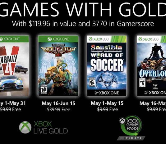 Warhammer y V-Rally entre los Games with Gold de mayo para Xbox One