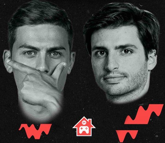 Así fue el enfrentamiento entre Dybala y Sainz Jr. con FIFA 20