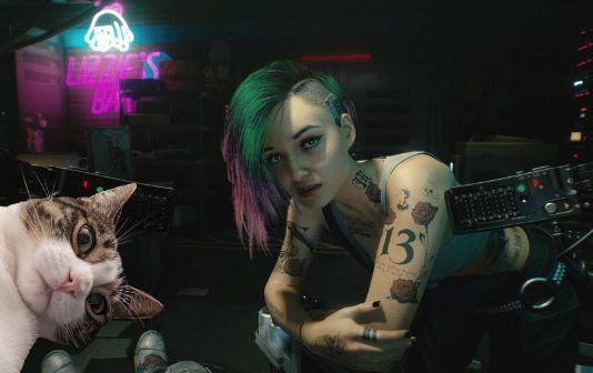 Cyberpunk 2077 nos permitirá acariciar gatos y perros, y así la obsesión de internet continúa