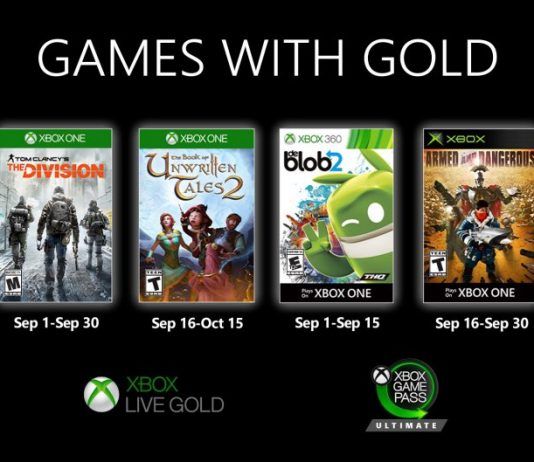 Microsoft anuncia los Games with GOLD de septiembre