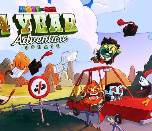 Nuevos personajes, efectos y más en la "Actualización de 4 años" gratuita de Move or Die