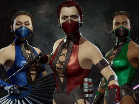 Mortal Kombat 11 ha lanzado los atuendos Clásicos de Kitana, Jade y Skarlet