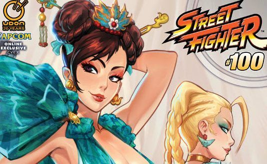 Street Fighter Comic celebra su edición 100 con Chun-Li y Cammy en vestidos de alta costura