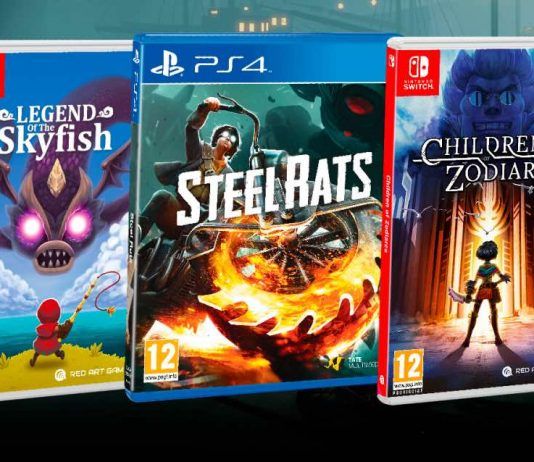 Legend of the Skyfish y Children of Zodiarcs ya están en físico para Nintendo Switch, Steel Rats en PS4