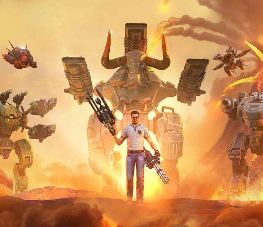 Pixonic presenta un crossover explosivo: War Robots X Serious Sam 4