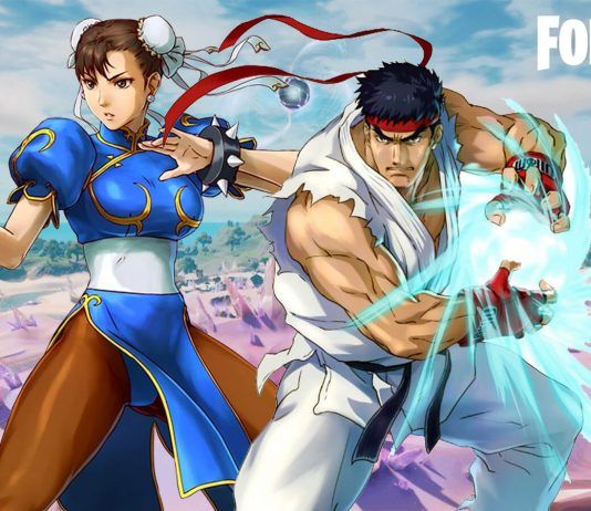 ¡Hadouken! Ryu y Chun-Li se preparan para luchar en Fortnite