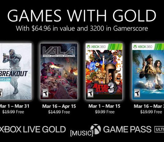 Warface: Breakout, Metal Slug 3 y otros entre los juegos de marzo de Xbox Live GOLD