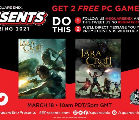 ¡Corre! Square Enix regala dos juegos de Tomb Raider en PC para celebrar el #SquareEnixPresents