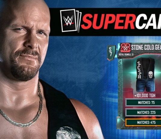 WWE SuperCard celebra 25 años del mítico “Stone Cold” Steve Austin con nuevo contenido