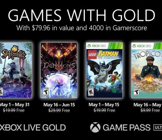 Xbox anuncia los Games with Gold de mayo: Tropico 4, LEGO Batman...