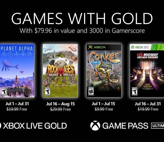 Viajes espaciales, rocas y ardillas entre los Games With Gold de Xbox en julio
