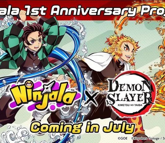 Ninjala celebra su aniversario con un crossover con Demon Slayer: Kimetsu no Yaiba