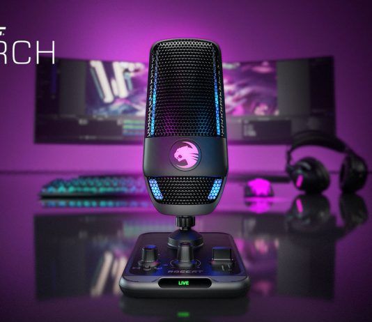 ROCCAT lanza el micrófono USB Torch con "calidad de estudio" y a precio de estudiante