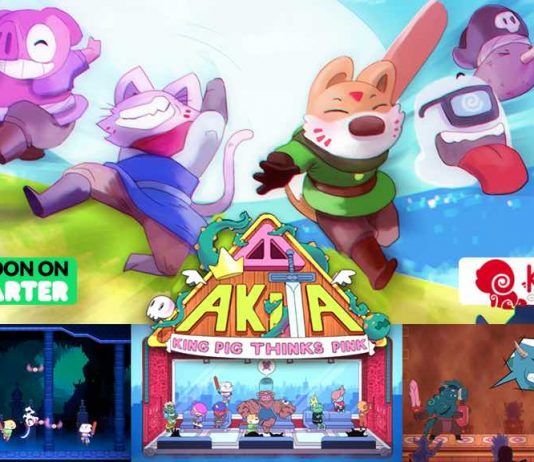 Karuma lanzará Kickstarter para su metroidvania Akita: King Pig Thinks Pink