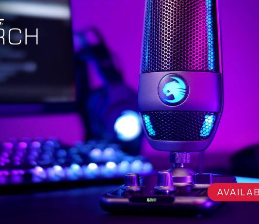 El Micrófono Torch de ROCCAT sale hoy a la venta y promete "calidad de estudio"