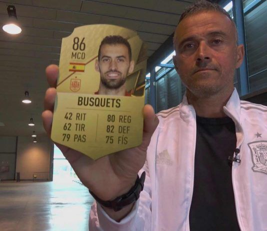 Luis Enrique anuncia los jugadores de la Selección Española para la Nation League usando FIFA 22